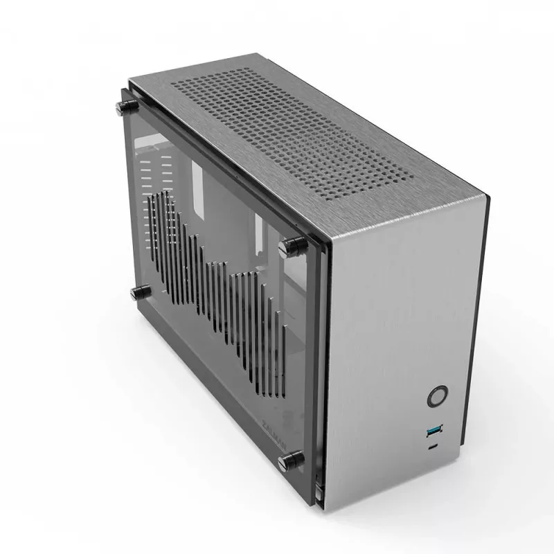 Κουτί PC Zalman M2 Mini-Silver Mini-Tower ασημί