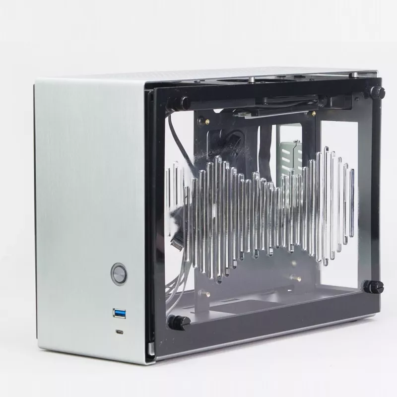 Κουτί PC Zalman M2 Mini-Silver Mini-Tower ασημί