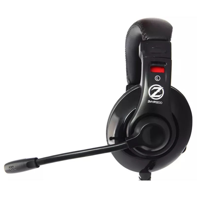 Ακουστικά Zalman ZM-HPS200 Headset Ενσύρματα Headband Gaming μαύρα