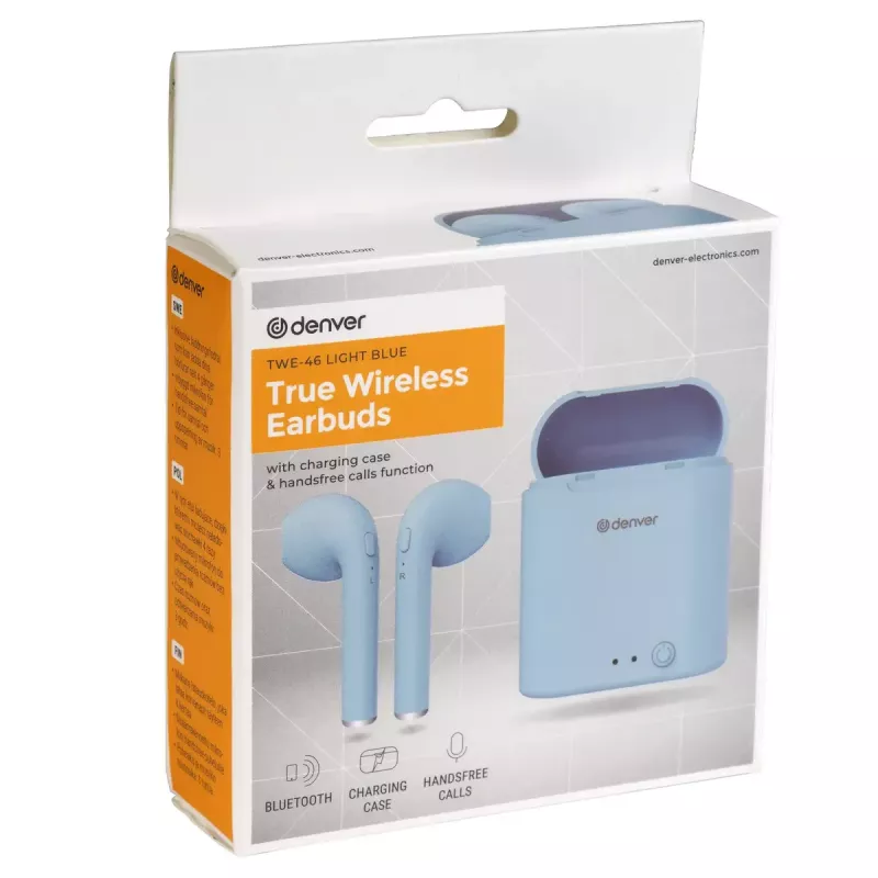 Ακουστικά Denver TWE-46LIGHTBLUE