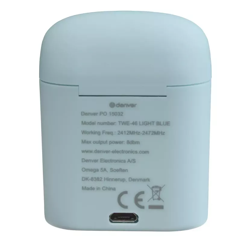Ακουστικά Denver TWE-46LIGHTBLUE