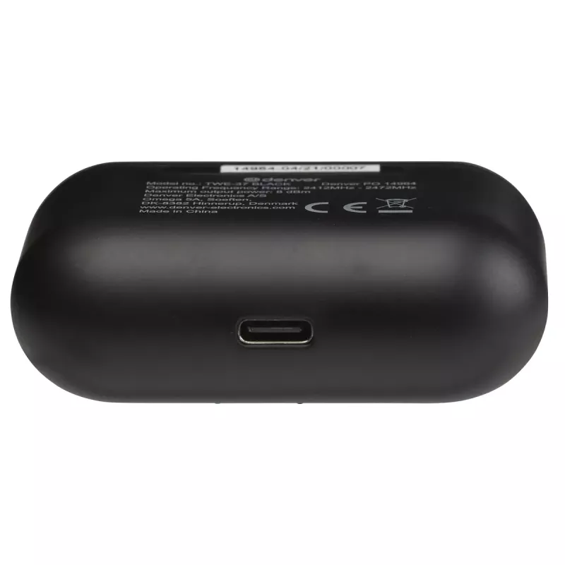 Headset Denver TWE-37Μαύρο