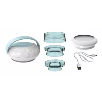 HoMedics Smoothee IR Συσκευή μασάζ ποδιών Λευκό 4 κεφαλές Λειτουργεί με μπαταρία