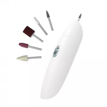 HoMedics 5-in-1 Ηλεκτρικό σετ μανικιούρ/πεντικιούρ 5 εξαρτήματα Μπαταρία Πλαστικό