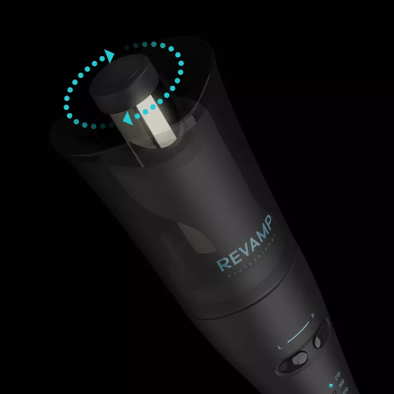 Revamp Progloss Hollywood Curl Automatic σίδερο μπούκλας Warm Μαύρο 3 m