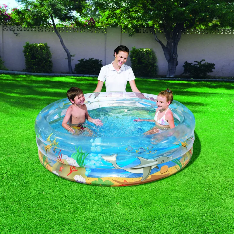Φουσκωτή πισίνα Bestway Transparent Seeleben Pool Φ1,5m x H53cm