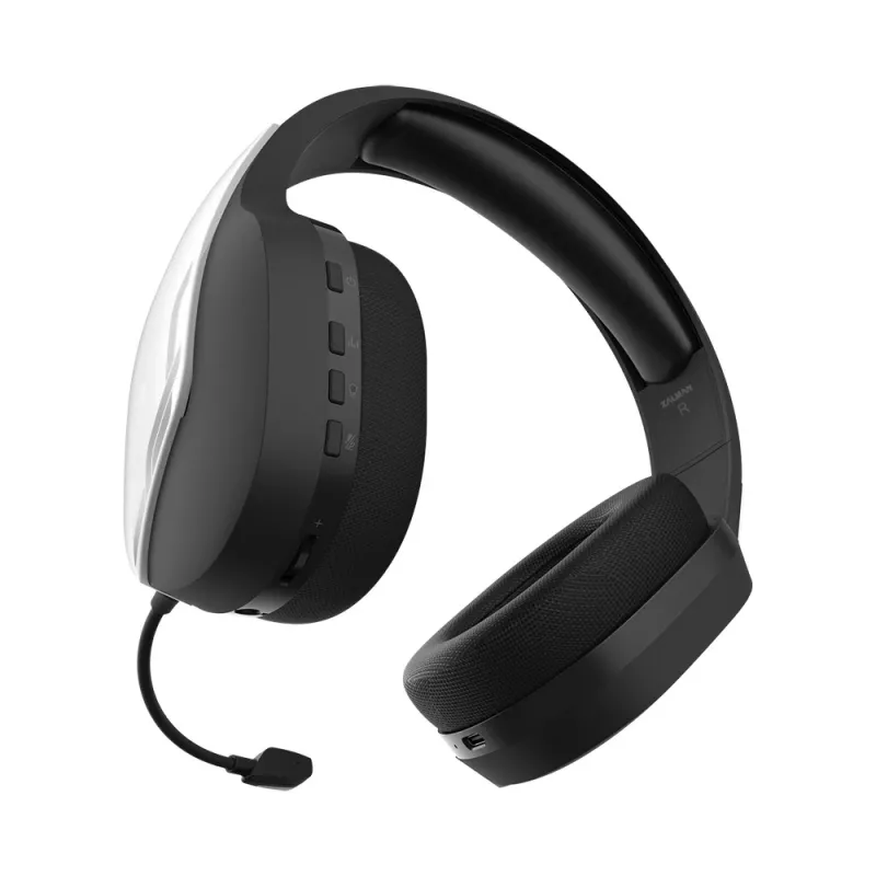 Zalman HPS700 White Headset Ασύρματο Κεφαλόδεσμος Gaming