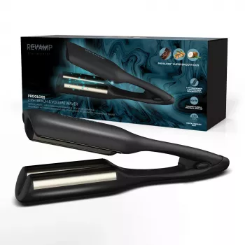 Ψαλίδι μπούκλας Revamp Progloss 2-in-1 Beach & Volume Waver θερμό μαύρο 3 m