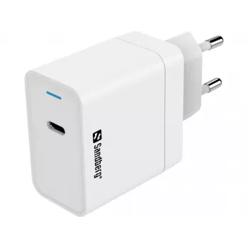 Φορτιστής AC Sandberg USB-C PD65W EU Indoor Universal Λευκό