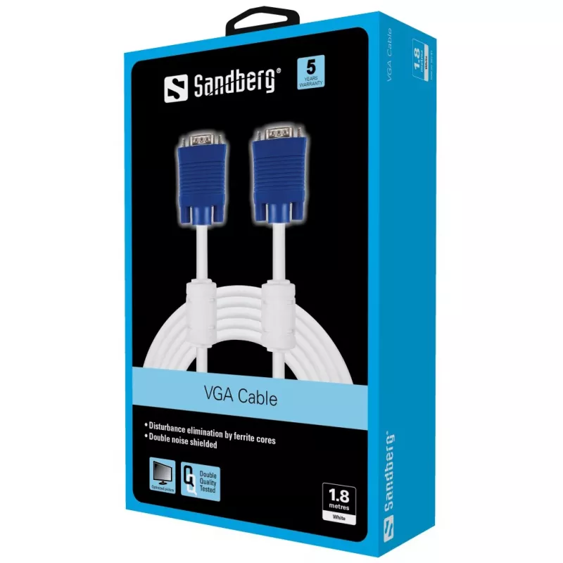 Καλώδιο οθόνης Sandberg VGA LUX 1.8 m