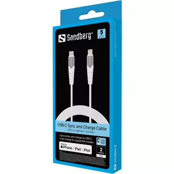 Καλώδιο Sandberg USB-C PD to Lightning MFI 2M PRO 2m Lightning USB C