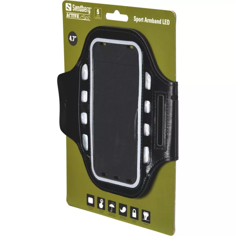 Θήκη βραχίονα Sandberg Sport Armband LED 4,7''