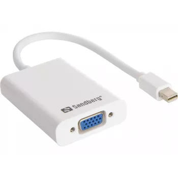 Adapter MiniDP σε VGA+Audio Sandberg 509-05