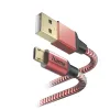 Hama Reflective Καλώδιο USB USB 2.0 1,5 m USB A Micro-USB B κόκκινο