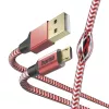 Hama Reflective Καλώδιο USB USB 2.0 1,5 m USB A Micro-USB B κόκκινο