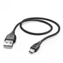 Hama 1,4 m, USB2.0-A/USB2.0 Micro-B καλώδιο USB USB-A Micro-USB B μαύρο