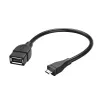 Hama 173892 καλώδιο USB USB 2.0 0,15 m Micro-USB B USB-A μαύρο