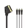 Hama 00205156 καλώδιο SCART 1,5 m 3 x RCA μαύρο