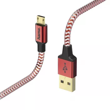 Hama 00178288 καλώδιο USB USB 2.0 1,5 m USB-A Micro-USB B κόκκινο