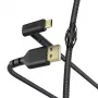 Hama Stand καλώδιο USB USB 2.0 1,5 m USB-A σε Micro-USB B μαύρο