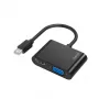 Hama 00200330 προσαρμογέας καλωδίου βίντεο Mini DisplayPort HDMI + VGA (D-Sub) μαύρο