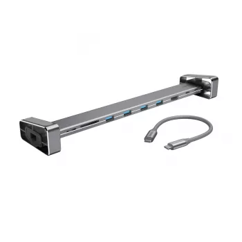 Hama 00200103 dock laptop/port replicator USB 3.2 Gen 1 (3.1 Gen 1) Type-C γκρι