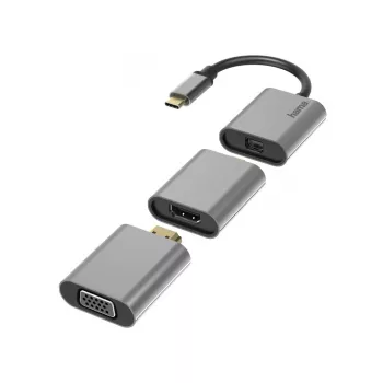 Hama 00200306 Προσαρμογέας Γραφικών USB 4096 x 2160 Pixel Γκρι