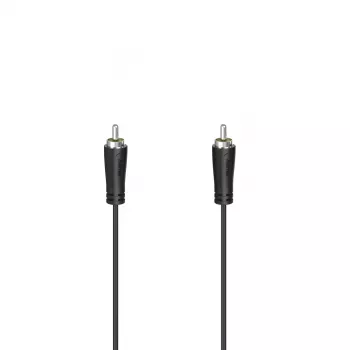 Hama 00205098 Καλώδιο Ήχου 1,5 m RCA Μαύρο