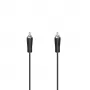 Hama 00205098 Καλώδιο Ήχου 1,5 m RCA Μαύρο