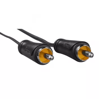 Hama 00205098 Καλώδιο Ήχου 1,5 m RCA Μαύρο