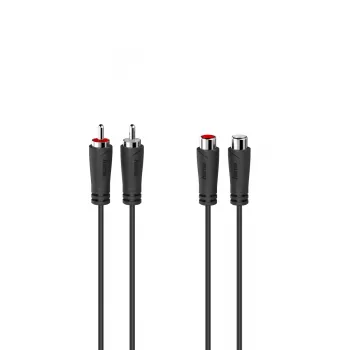Hama 00205259 Καλώδιο Ήχου 1,5 m 2 x RCA Μαύρο