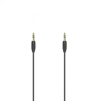 Hama 00205263 Καλώδιο Ήχου 3,5 mm Βύσμα σε Βύσμα 3 m Μαύρο