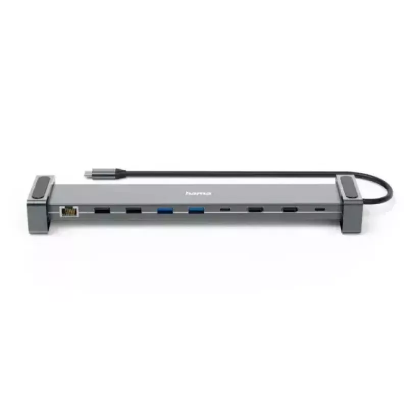 Hama Connect2Office Basic Ενσύρματο USB 3.2 Gen 1 (3.1 Gen 1) Type-C Ανθρακί, Γκρι