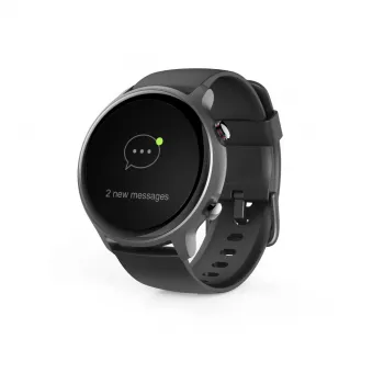 Hama Fit Watch 6910 3,25 cm (1,28 ίντσες) LCD 46 mm Ψηφιακή οθόνη αφής Γκρι GPS (δορυφορικό)