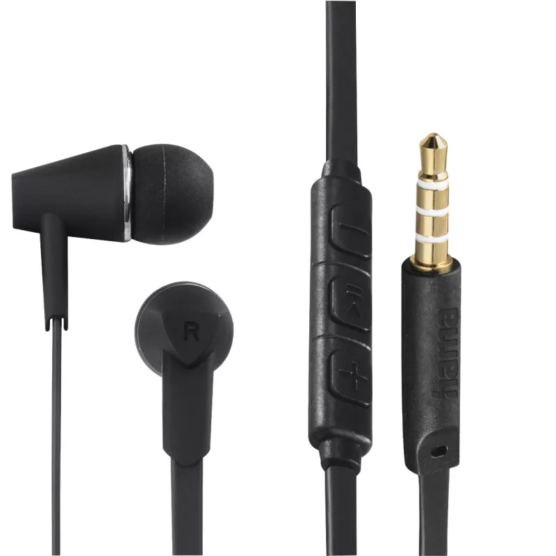 Hama Joy Ακουστικά Ενσύρματα In-Ear Κλήσεις/Μουσική Μαύρο