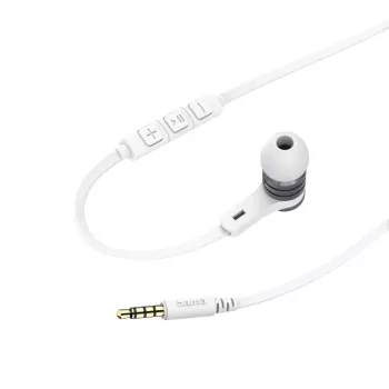 Hama Intense Ακουστικά Ενσύρματα In-Ear Κλήσεις/Μουσική Ασημί, Λευκό