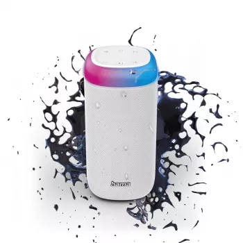Hama Shine 2.0 Στερεοφωνικό φορητό ηχείο Λευκό 30 W