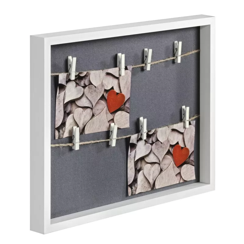 Hama Cavo 00178335 κορνίζα πολλαπλών φωτογραφιών, MDF, λευκή, 29,5 x 36,5 cm