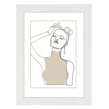 Πολλαπλή κορνίζα Hama Copenhagen λευκό γυαλί MDF 270x570 mm