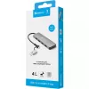 Sandberg USB-C/A σε 4xUSB 3.0 Hub αλουμινίου 5000 Mbit/s