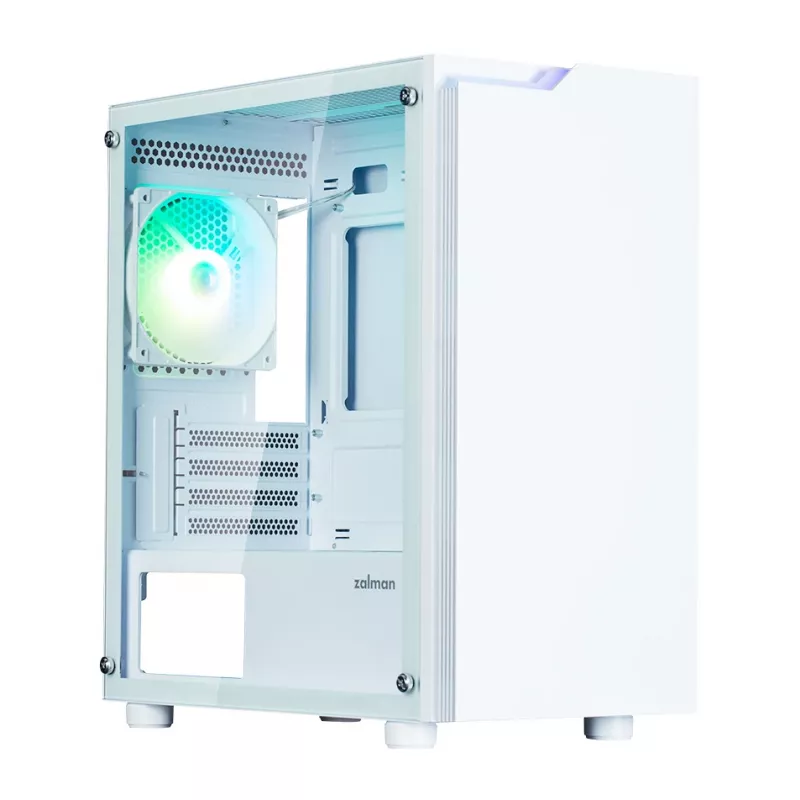 Κουτί υπολογιστή Zalman T4 Plus Mini Tower λευκό