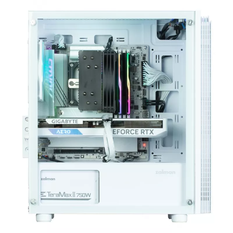 Κουτί υπολογιστή Zalman T4 Plus Mini Tower λευκό