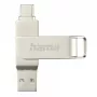 Hama C-Rotate Pro USB flash drive 128 GB USB Type-A / USB Type-C 3.2 Gen 1 (3.1 Gen 1) ασημί