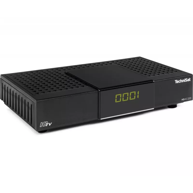 Δέκτης καλωδίου TechniSat HD-C 233 μαύρο DVB-C 1 δέκτης