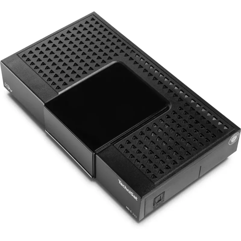 Δέκτης καλωδίου TechniSat HD-C 233 μαύρο DVB-C 1 δέκτης