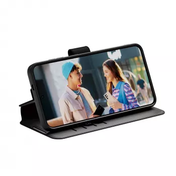 Θήκη πορτοφόλι PanzerGlass Samsung Galaxy S25+ διαφανές με βάση στήριξης