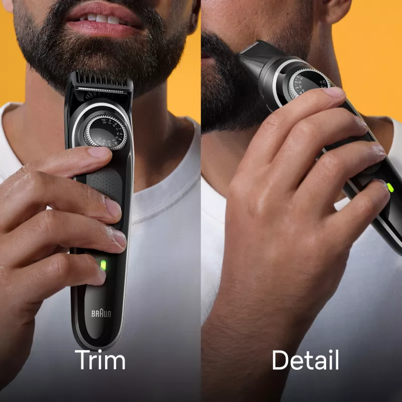 Braun BeardTrimmer 3 τριμερ γενειάδας 3 BT3440, πλενόμενο, μπαταρία, μαύρο