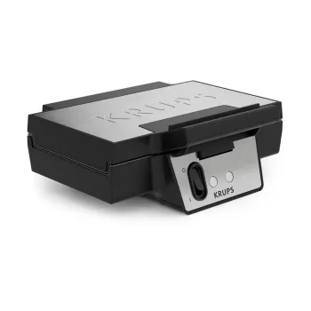 Βάφλας KRUPS FDK2 — 2 βάφλες, τετράγωνες πλάκες, 850 W, μαύρο
