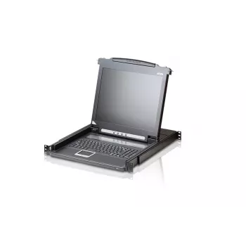 ATEN CL1000M-ATA-GG Κονσόλα rack 43,2 cm (17 ίντσες) Μαύρο 1U