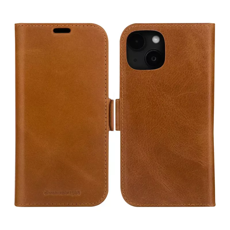 Θήκη Folio dbramante1928 Lynge iPhone 15 Plus καφέ